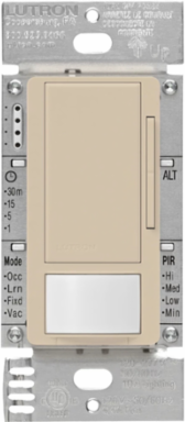 Maestro 0-10V Motion Sensor Dimmer, 8A Capacity, Taupe Finish