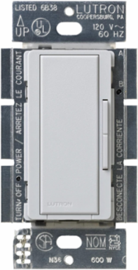Maestro Companion Dimmer Switch, 120V, Satin Finish, Multi-Location Control