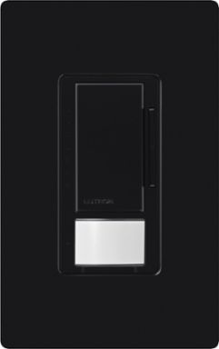 Maestro LED+ Occupancy Sensor Dimmer Switch, 150W LED/600W Incandescent, Black