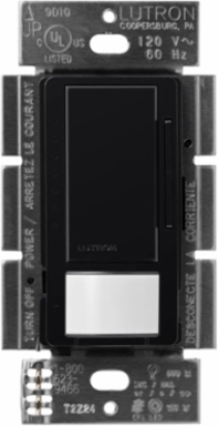 Maestro LED+ Occupancy Sensor Dimmer Switch, 150W LED/600W Incandescent, Black
