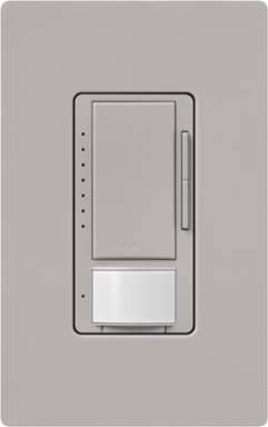 Maestro LED+ Motion Sensor Dimmer Switch, 150W LED/600W Incandescent, Gray