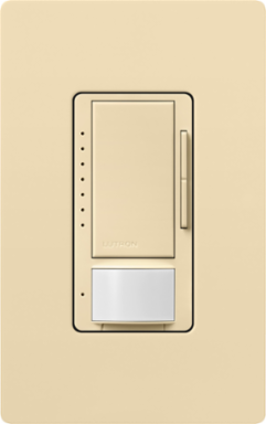 Maestro LED+ Motion Sensor Dimmer Switch - 150W LED/600W Incandescent, Ivory