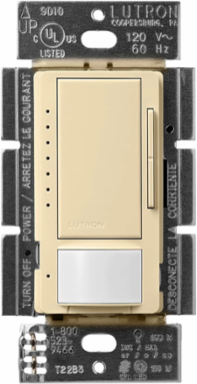 Maestro LED+ Motion Sensor Dimmer Switch - 150W LED/600W Incandescent, Ivory