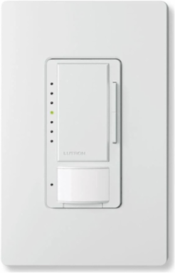 Maestro LED+ Motion Sensor Dimmer Switch - 150W LED/600W Incandescent, 180  Detection