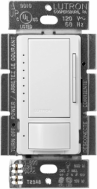 Maestro LED+ Motion Sensor Dimmer Switch, 150W LED/600W Incandescent, Snow