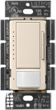 Maestro LED+ Motion Sensor Dimmer Switch, 600W Incandescent/150W LED