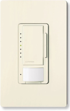 Maestro LED+ Vacancy Sensor Dimmer Switch, 150W LED/600W Incandescent, PIR Sensor