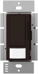 Maestro LED+ Vacancy Sensor Dimmer Switch, 150W LED, 600W Incandescent, Brown
