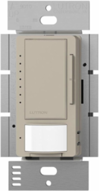 Maestro LED+ Vacancy Sensor Dimmer, 150W LED/600W Incandescent, Taupe