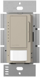 Maestro LED+ Vacancy Sensor Dimmer, 150W LED/600W Incandescent, Taupe