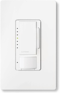 Maestro Vacancy Sensor Dimmer Switch, 150W LED/600W Incandescent, White