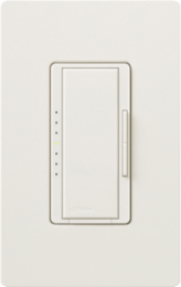 Maestro Dimmer 1000W 800W Magnetic Low-Voltage Satin Finish Biscuit