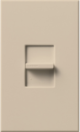 Nova T 1000W Slide-to-Off Dimmer, 120V, 1000W, Taupe, Matte Finish