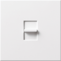 Nova T Slide-to-Off Dimmer 1500W 120V, White, 4.56 Inch x 4.56 Inch