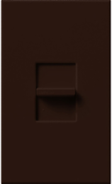 Nova T Linear-Slide Switch, 120/277 VAC, 20 A, Brown, 4.56 x 2.65 Inch