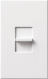 Nova T 3-Way Slide Switch, 20A, 120/277 VAC, 4.56 x 2.65 Inch, Matte White