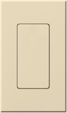 Nova T Blank Insert Beige - Plastic Wallplate, Matte Finish