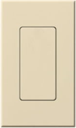 Nova T Blank Insert Beige - Plastic Wallplate, Matte Finish