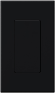 Nova T Blank Insert, Black Plastic, Matte Finish for Wallplate