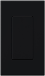 Nova T Blank Insert, Black Plastic, Matte Finish for Wallplate