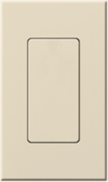 Nova T Blank Insert Light Almond, Matte Finish, Plastic Material, Surface Mount
