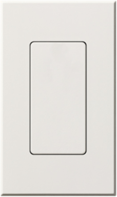 Nova T Blank Insert, Matte White Plastic for Wallplate