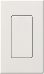 Nova T Blank Insert, Matte White Plastic for Wallplate