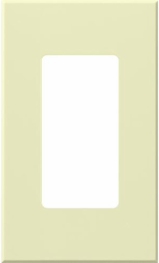 Nova T Single-Gang Wallplate, Almond, 2.75 x 4.56 Inch, Matte Finish