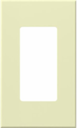 Nova T Single-Gang Wallplate, Almond, 2.75 x 4.56 Inch, Matte Finish