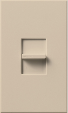 300 Watt Electronic Low-Voltage Slide-to-Off Dimmer, 4.56 x 2.75 Inch, Taupe