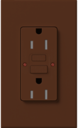 15A Self-Testing Tamper-Resistant GFCI Receptacle, Sienna Color, Wallbox Mount