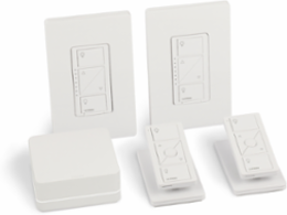 Caseta Wireless Smart Lighting Control Kit with 2 Dimmer Switches, 600W Capacity