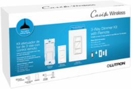 Caseta Wireless Dimmer 3-Way Kit with Pico Remote, 600W Incandescent / 150W LED