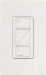 Caseta PRO 1000W Wireless In-Wall Dimmer, 250W LED/1000W Incandescent, White