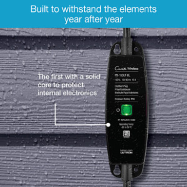 Weatherproof Outdoor Smart Plug, IP65 Rated, 120V, -4 to 122 F Temperature Range