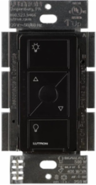 Caseta ELV+ Smart Dimmer 250W LED, Wireless, Black, Gloss Finish, 4.69 x 2.94 Inch