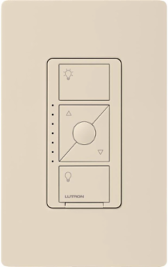 Caseta Smart Switch 6A Lighting Control, Light Almond Finish, 3-Way Capability