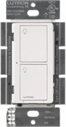 Caseta 6A Wireless In-Wall Smart Switch, Glossy White Finish, 120V