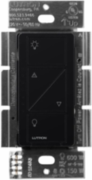 Caseta Wireless Dimmer Switch Black, 4.69 x 2.94 Inch, 150W LED/600W Incandescent