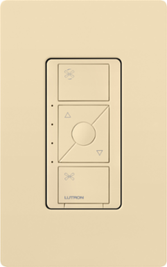 Caseta Smart Fan Speed Controller, 600 W, Wireless, Ivory Finish