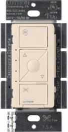 Caseta Smart Fan Speed Control for 1 Ceiling Fan, 1.5A, Light Almond