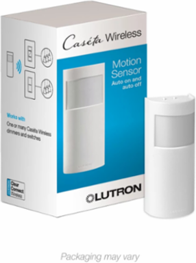 Caseta Motion Sensor, 180  Field of View, 60 ft Range, 10 Year Battery Life