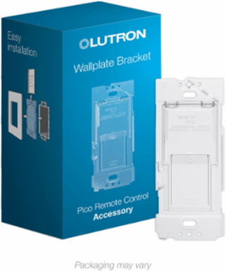 Caseta Wallplate Bracket for Pico Remote, Surface Mount, Plastic Material