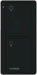 2-Button Pico Smart Remote Black, Wireless Control, 2.6 Inch Length, Gloss Finish