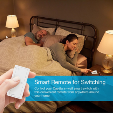 Pico Wireless Remote Control - 2 Button, Ivory, 30 ft Range