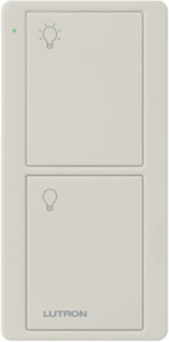 Wireless Remote Control with 2 Buttons, Light Almond, 2.6 Inch Length