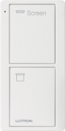 Pico Wireless Remote Control, 2 Button, Snow Color, Satin Finish, 30 ft Range