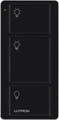 Pico Wireless Remote Control, 3-Button, Gloss Black Finish, 30 ft Range
