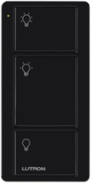 Pico Wireless Remote Control, 3-Button, Gloss Black Finish, 30 ft Range