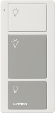 Pico Wireless Remote Control, 3-Button, Glossy Finish, 30 ft Range